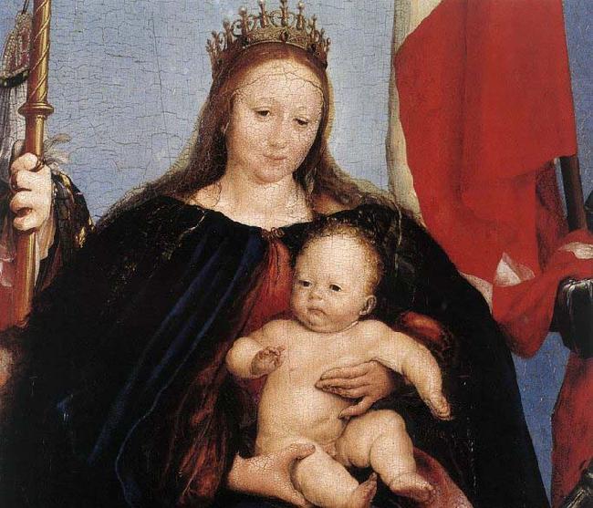 HOLBEIN, Hans the Younger The Solothurn Madonna